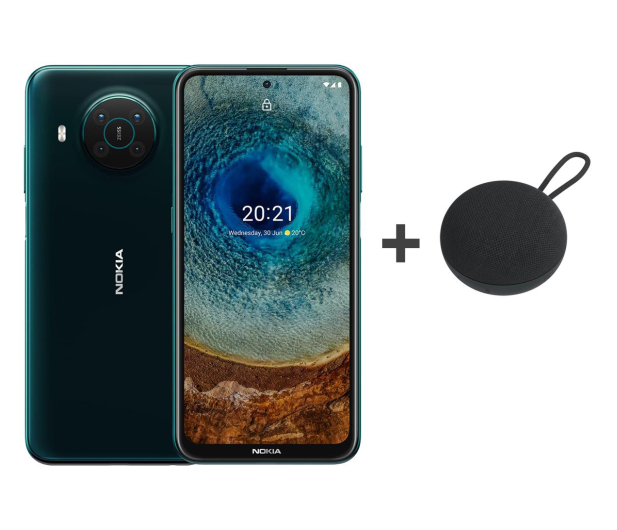 Nokia X10 Dual SIM 6/64 zielony 5G+Nokia Speaker SP-101 - 667723 - zdjęcie